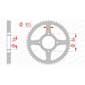 AFAM Steel Standard Rear Sprocket 428 49-51 teeth SUZUKI RV 125 VANVAN 03-16