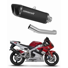 Yamaha YZF R1 1000 RN01 1998-1999 Exhaust Silencer Muffler HP6 BLACK + dB killer