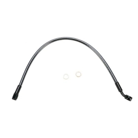 MAGNUM SHIELDING Designer Series Ø10mm Viršutinė stabdžių žarnelė juoda 43cm 35° Harley Davidson FXDX / FXDXT / XL 883/1450 99-13