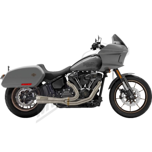 BASSANI XHAUST 2-into-1 The Ripper Short Road Rage Exhaust System Harley Davidson 1750-1923cc 2018-2024