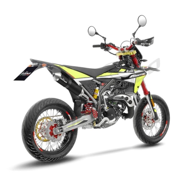 LEOVINCE X-FIGHT Black Edition Slip-On Muffler 2-Strocke FANTIC XE/XM 50 21-24