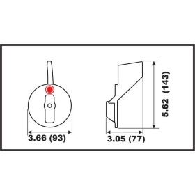 Perf anods variklio tvirtinimo dalis Yamaha 50-90HP