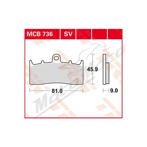 TRW SV Series Sindered Brake Pads BMW K / R 850-1600cc 00-21