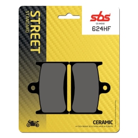Sbs stabdžių trinkelės 624HF keraminės SUZUKI / TRIUMPH