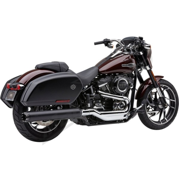 COBRA Neighbor Hater Dual Cut Slip-On Muffler Harley Davidson FLSB 1750 18-20