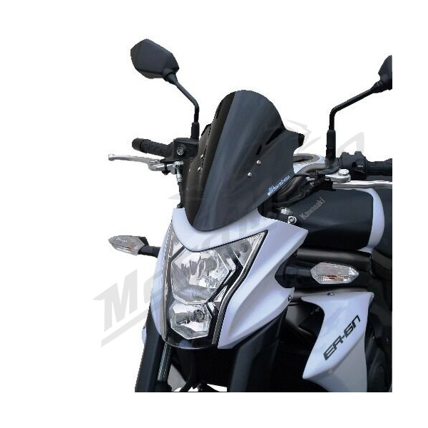 BULLSTER Windscreen (Black Smoke) KAWASAKI ER-6N 650cc 12-16