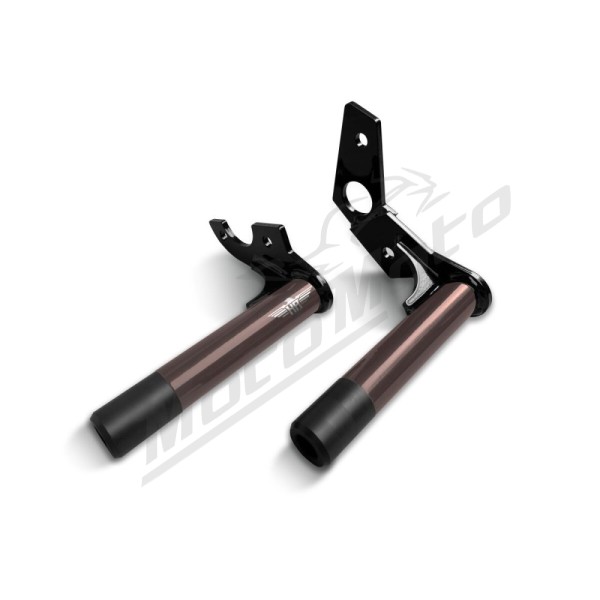 HEINZ BIKES Rear Crash Bar Bronze Harley Davidson FLDE/ FLFB / FLFBS / FLSL / FXBB / FXST 1750/1923 18-25