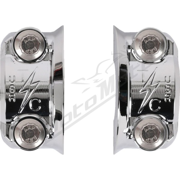 THRASHIN SUPPLY CO. Speedway Perch Clamp Harley Davidson FLD / FLDE / FLFB 1340-1923cc 86-25