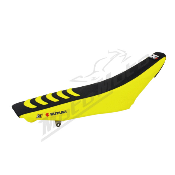Blackbird seat cover DOUBLE GRIP 3 SUZUKI RMZ 450 08-17 Yellow/Black