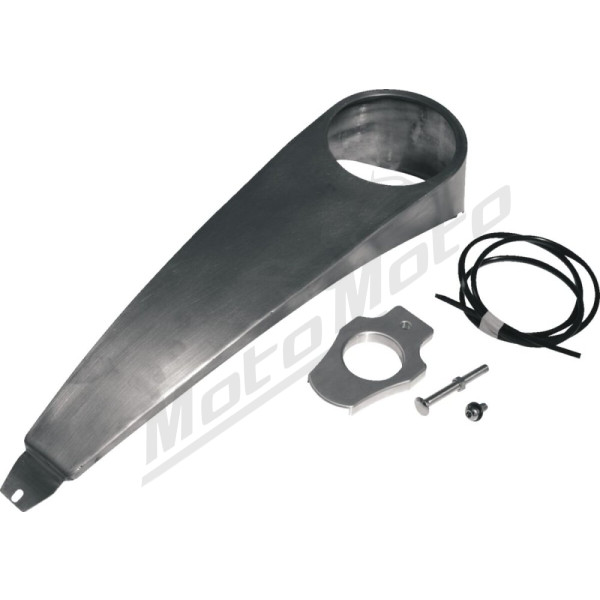 KLOCK WERKS "Softail" prietaisų skydelio apdaila su užvedimo mygtuo perkėlimu Harley Davidson FXSTI / FXST / FLSTCI / FLSTC 1450-1690cc 00-17