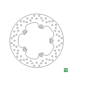 NEWFREN BRAKE DISC FRONT/REAR Yamaha FZ8 / Majesty / X-Max 125-800cc 04-17