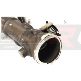 Exhaust pipe Dominator ELIMINATOR DECAT SUZUKI GSX-R 600 K8-K9 / L0 2008-2010