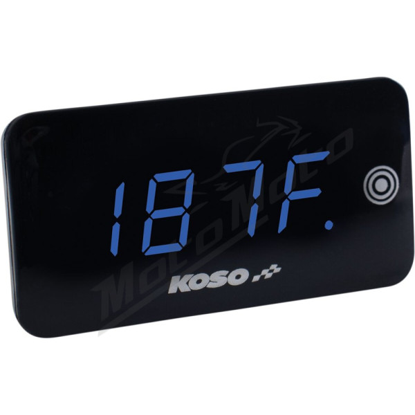 KOSO NORTH AMERICA Digital Super Slim Touchscreen Volt and Temperature Meter 57,20 x 29,00 mm