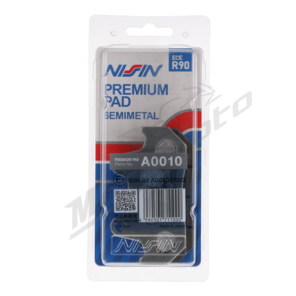 Nissin Brake Pads Honda CB / CBR / CBX / Freeway / FT / Fusion / GB 125-1000cc 81-92