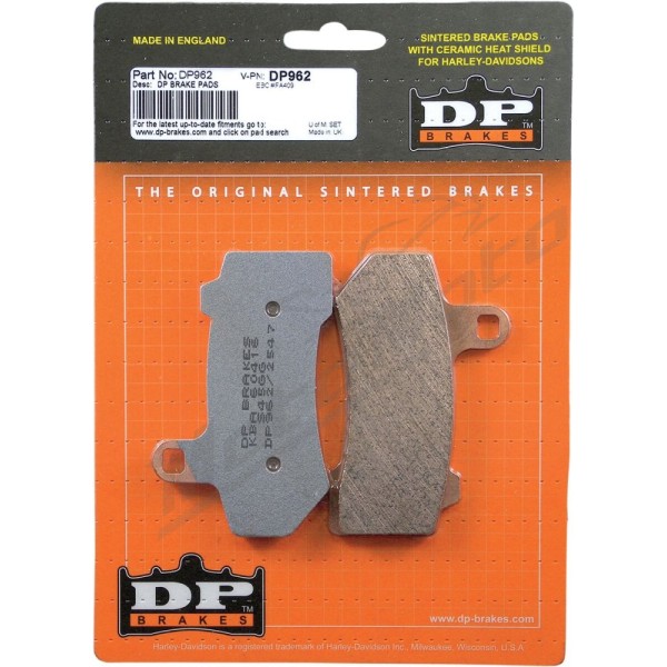 DP BRAKES Sintered Metal Brake Pads Harley Davidson FLH / FLHR / FLHRC / FLHRXS / FLHT 1130-1923cc 06-24
