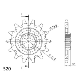 Supersprox / JT Front sprocket 1442.14 SC