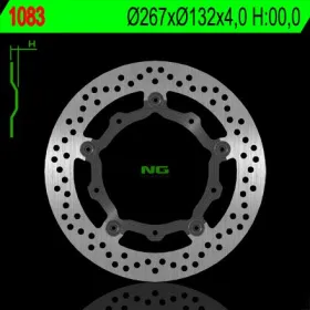 NG BRAKES Priekinis plaukiojantis stabdžių diskas 267mm MBK / Yamaha 125-500cc 04-21