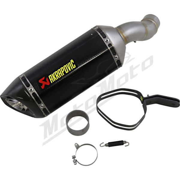 AKRAPOVIC Slip-On Line Muffler Carbon Fiber / Stainless Steel Kawasaki Z 900 20-24
