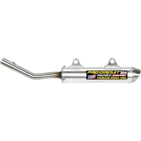 PRO CIRCUIT 304 Silencer Stainless Steel/Aluminum Kawasaki KX 250 95-98