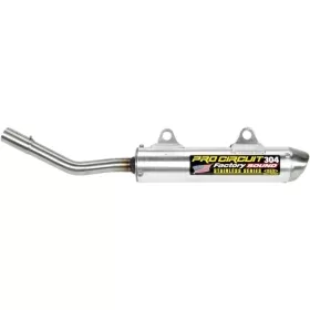 PRO CIRCUIT 304 Silencer Stainless Steel/Aluminum Kawasaki KX 250 95-98