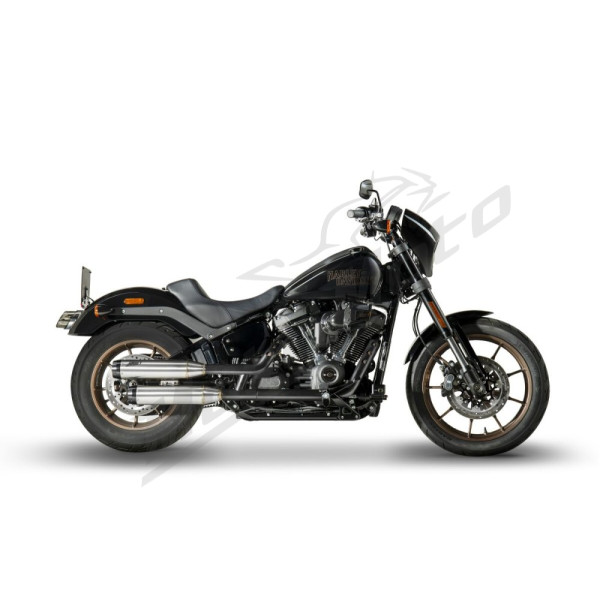 ZARD Overlapped Slip-Ons Muffles Harley Davidson FXBB / FXBBS / FXST / FXLRST 1750-1923cc 18-24