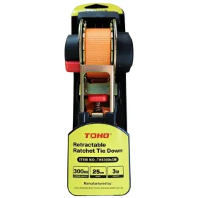 Automatic Retractable Straps 0.3t 3m x 25mm