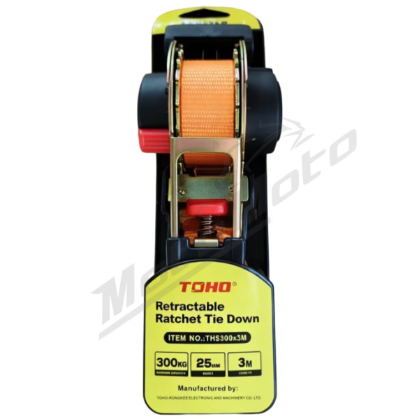 Automatic Retractable Straps 0.3t 3m x 25mm