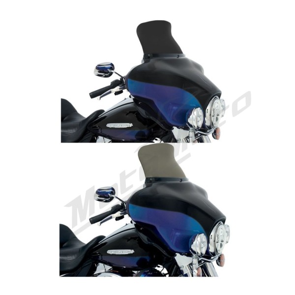 MEMPHIS SHADES HD Spoiler Replacement Windshield for OE Fairings 23cm Harley Davidson FLHT / FLHTC / FLHTCI / FLHTCU / FLHTCUTG / FLHTI / FLHTK / FLHX 1340-1800 96-13
