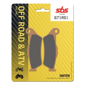 Sbs Brakepads Racing Sintered GasGas / Husaberg / Husqvarna / Kawasaki / KTM / Sherco / Stark / TM / Triumph 80-650cc 96-24
