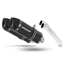 Suzuki DL 1000 V Strom 2002-2011 Exhaust Silencer Muffler HP1 BLACK + dB killer