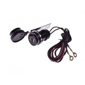 Telefono pakrovėjas USB + LED ekranas