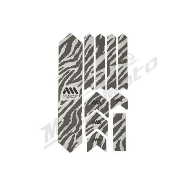 ALL MOUNTAIN STYLE Frame Guard Extra Protection Zebra