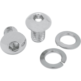 MUSTANG Chrome Seat Bolts and Mounting Nuts Harley Davidson FLST / FLSTC / FLSTF / FLSTN / FLSTS / FLSTSC / FXST / FXSTB / FXSTC / FXSTD / FXSTS 1340–1800 cc, 1985–2007