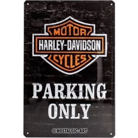 Metalinė lentelė HARLEY-DAVIDSON PARKING 20x30