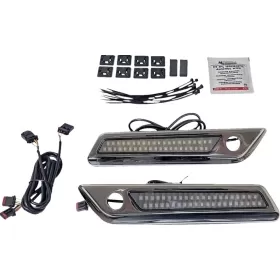 CUSTOM DYNAMICS Saddlebag Latch Dual Color Accent Lights Harley Davidson FLHRXS / FLHTCU / FLHTCUL 1690-1923cc 14-22