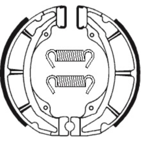 TECNIUM Būgninių Stabdžių Trinkelės BA103 Suzuki RM / TS 80-240cc 79-89