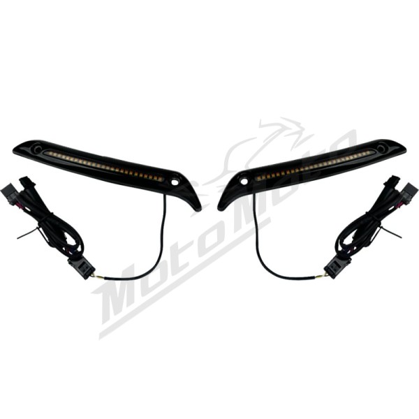 CUSTOM DYNAMICS Low Rider ST LED Windshield Trim Harley Davidson FXLRST 1923cc 22-25