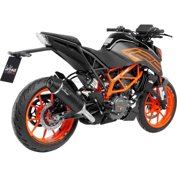 LEOVINCE LV One Evo Black Edition Slip-on Muffler KTM DUKE 125-390 21-23