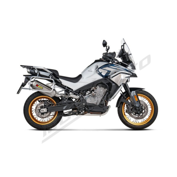 AKRAPOVIC Slip-On Line Muffler Titanium CF Moto MT 800 24-25