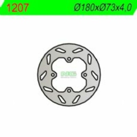 NG BRAKES 1207 priekinis fiksuotas stabdžių diskas POLARIS ACE / HAWKEYE / MAGNUM / RANGER / SCRAMBLER / SPORTSMAN / TRAIL BLAZER / TRAIL BOSS / XPEDITION / XPLORER 0-500 91-20