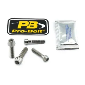 PRO BOLT Titanium Clip-On / Handle Bar Mount Bolt Kit Yamaha YZF-R6 600cc 17-20