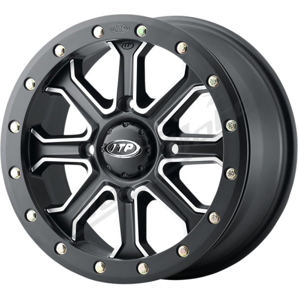 ITP Inertia Wheel R15x7 4/137 5+2 (+30mm) Black Matte