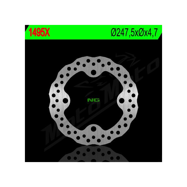 NG Front Floating Brake Disc 247.5X4.7mm Polaris RZR / Ranger 1000cc 14-15