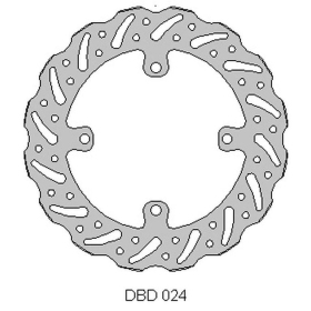 Delta braking disc front (250x118x3mm) Suzuki RMZ / RMX 250-450 05-21