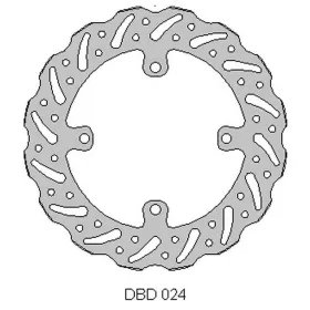 Delta braking disc front (250x118x3mm) Suzuki RMZ / RMX 250-450 05-21