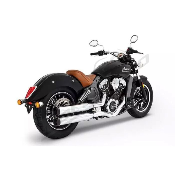 RINEHART RACING 500-0504 3.5 Muffler Slip-On Duals for INDIAN SCOUT 983-1131cc 15-24