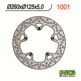 NG BRAKES 1001 priekinis / galinis fiksuotas stabdžių diskas APRILIA / GILERA / PIAGGIO