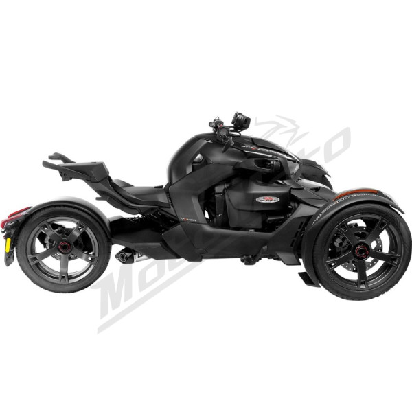 LEOVINCE LV One Black Edition Stainless Steel / Carbon Fiber Muffler Can Am Ryker 600-900 19-24