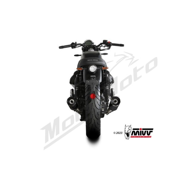 MIVV HR-1 Dual Silencer Moto Guzzi V7 Stone 21-24