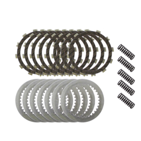 Psychic clutch discs, spacers and springs set (ebs1222) (ebs024) HONDA CR 125 86-99
